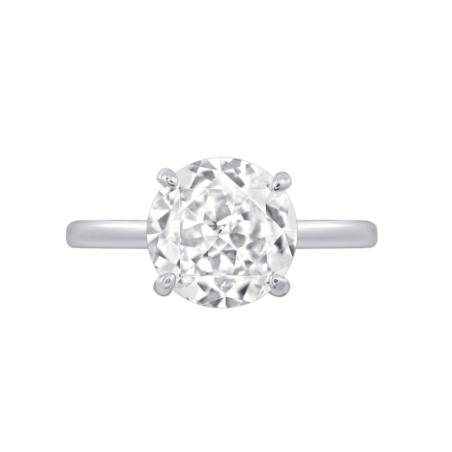 4ct Solitaire Round Cut Cocktail Ring JER23735