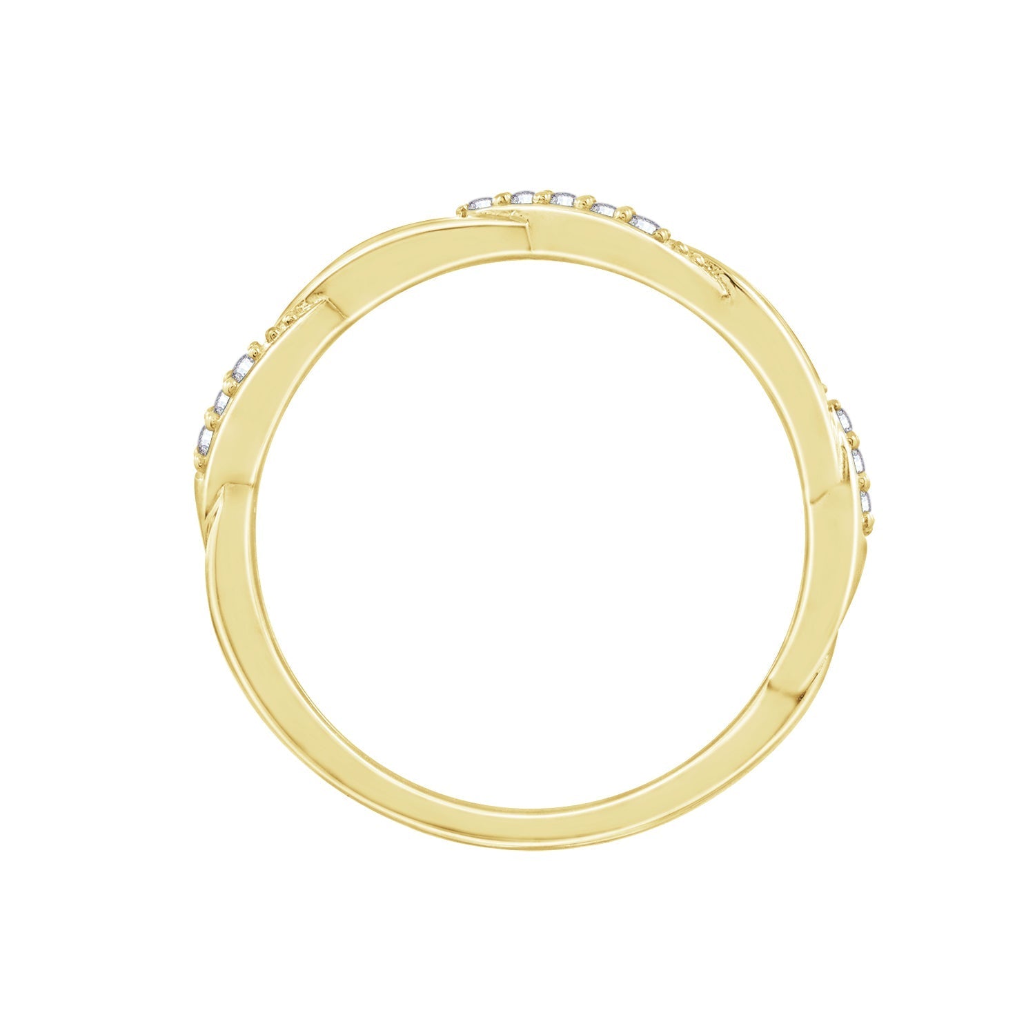 Pavé Twist Ring
