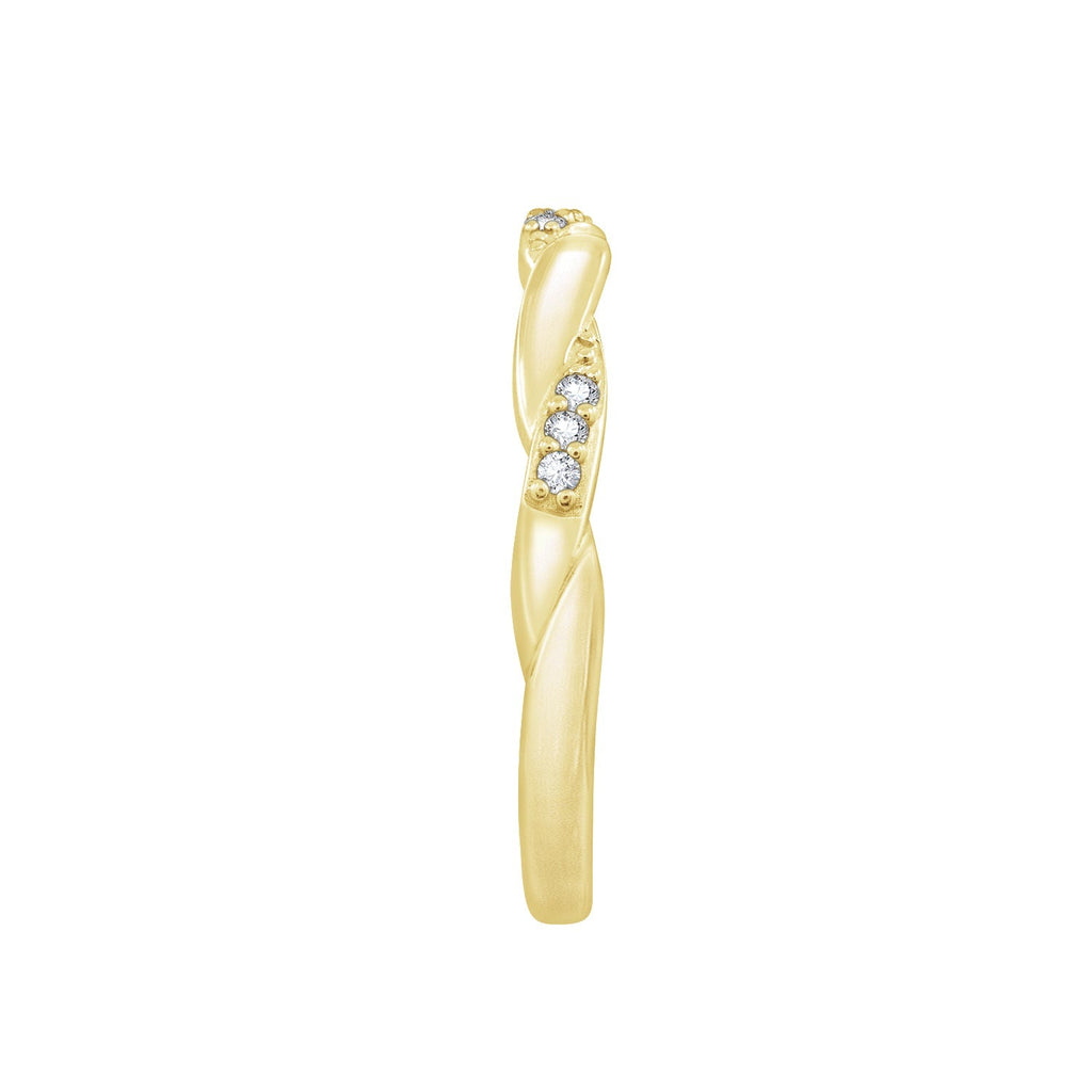 Pavé Twist Ring