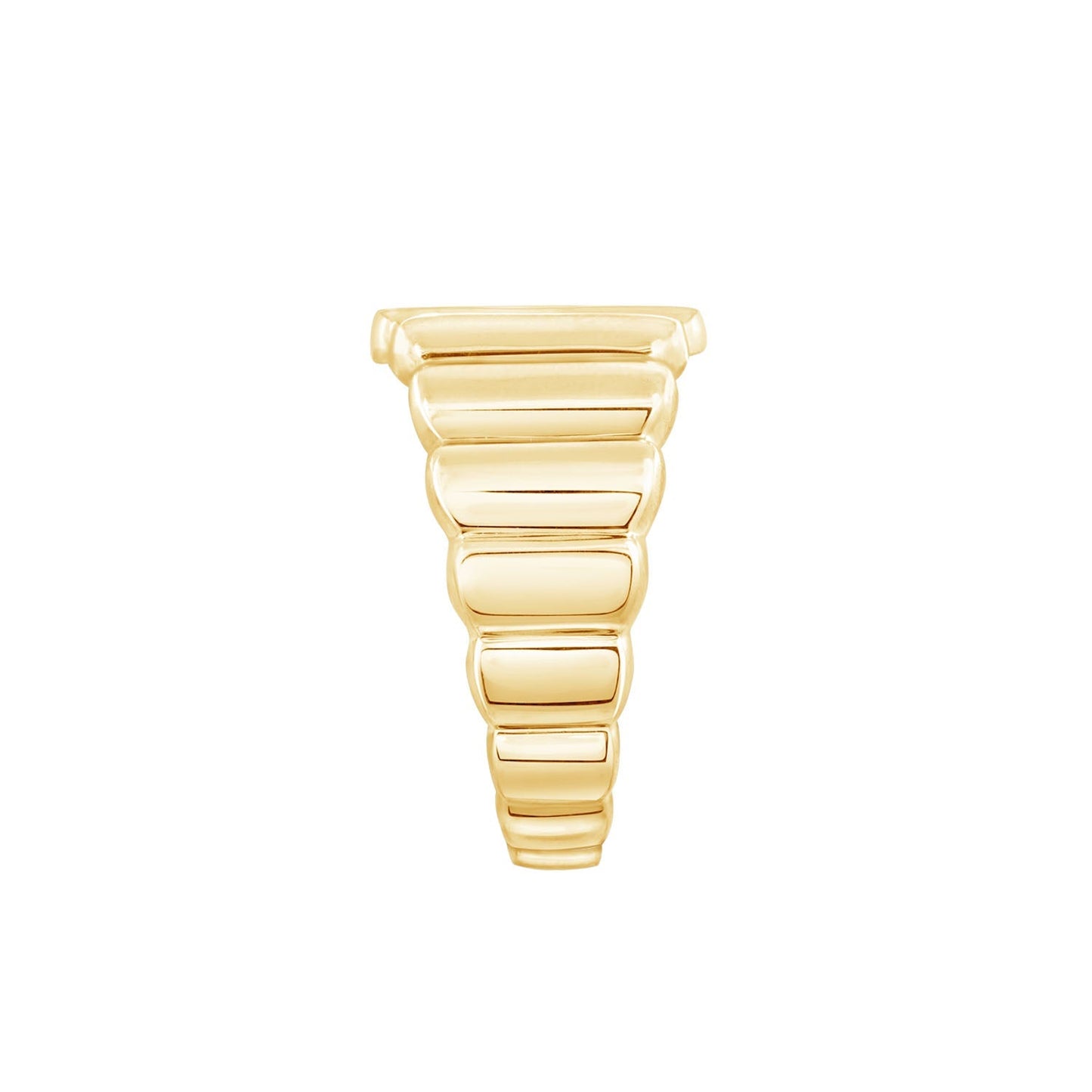 Chunky Croissant Signet Ring