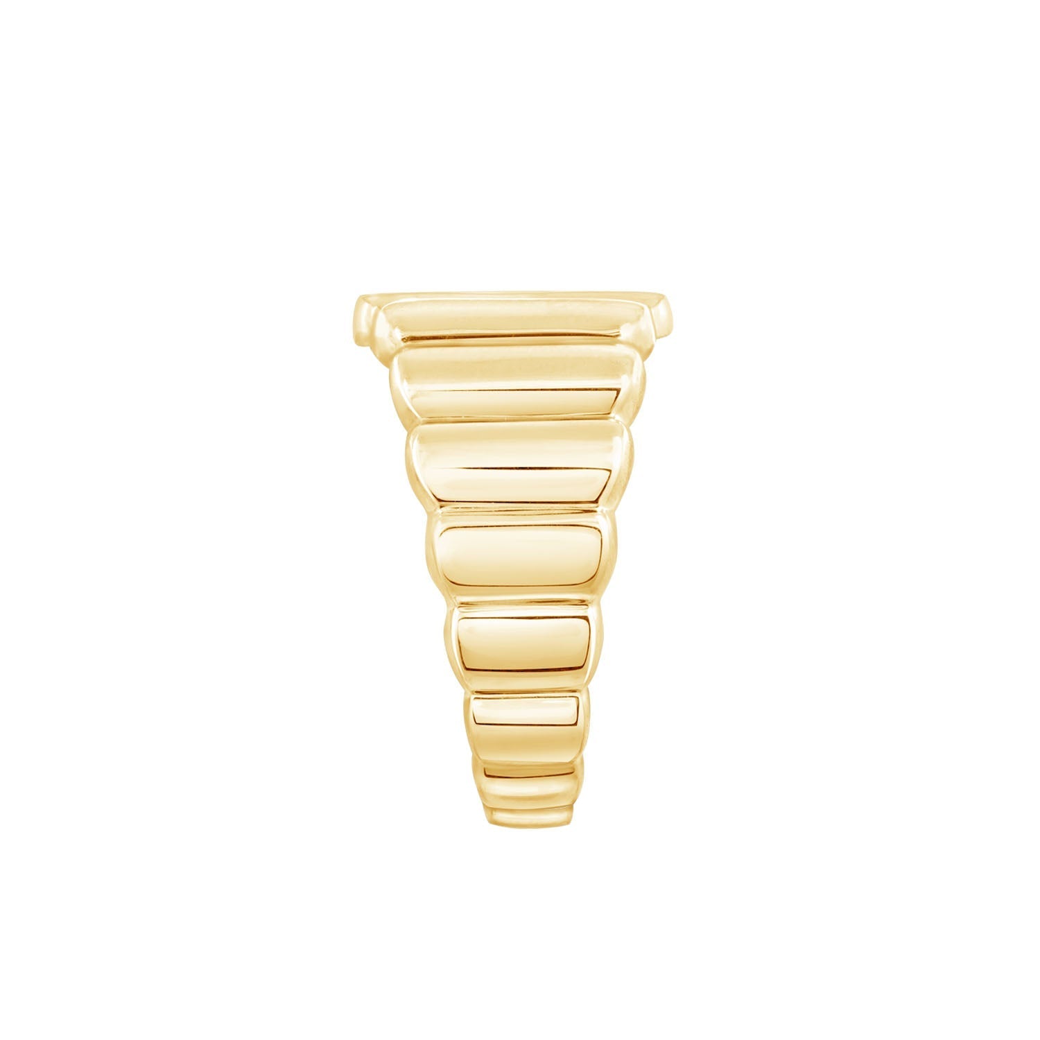 Chunky Croissant Signet Ring