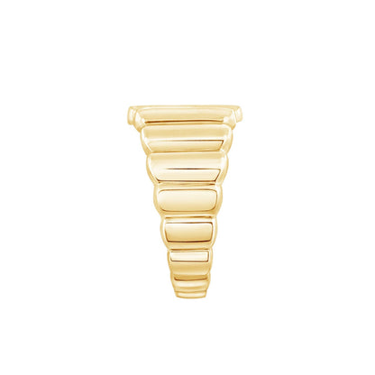 Chunky Croissant Signet Ring