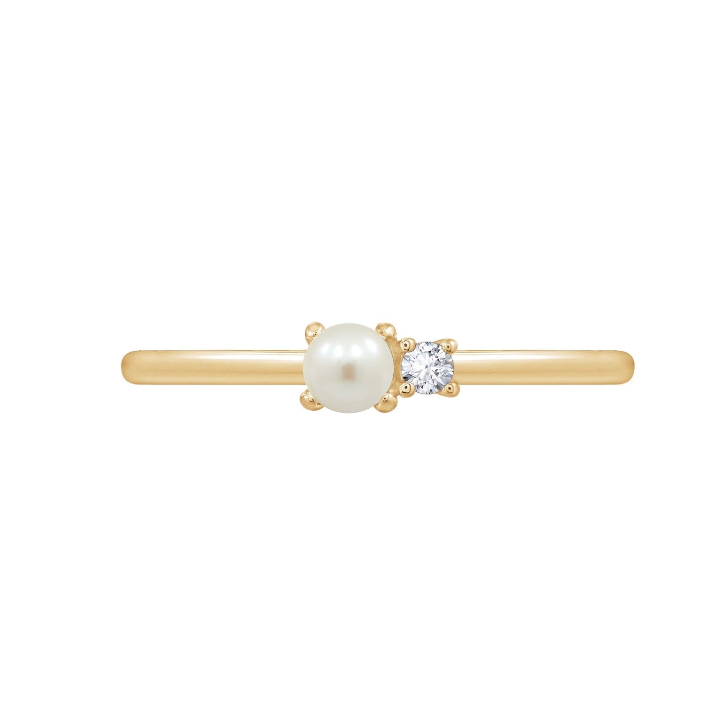 Pearly Duet Ring