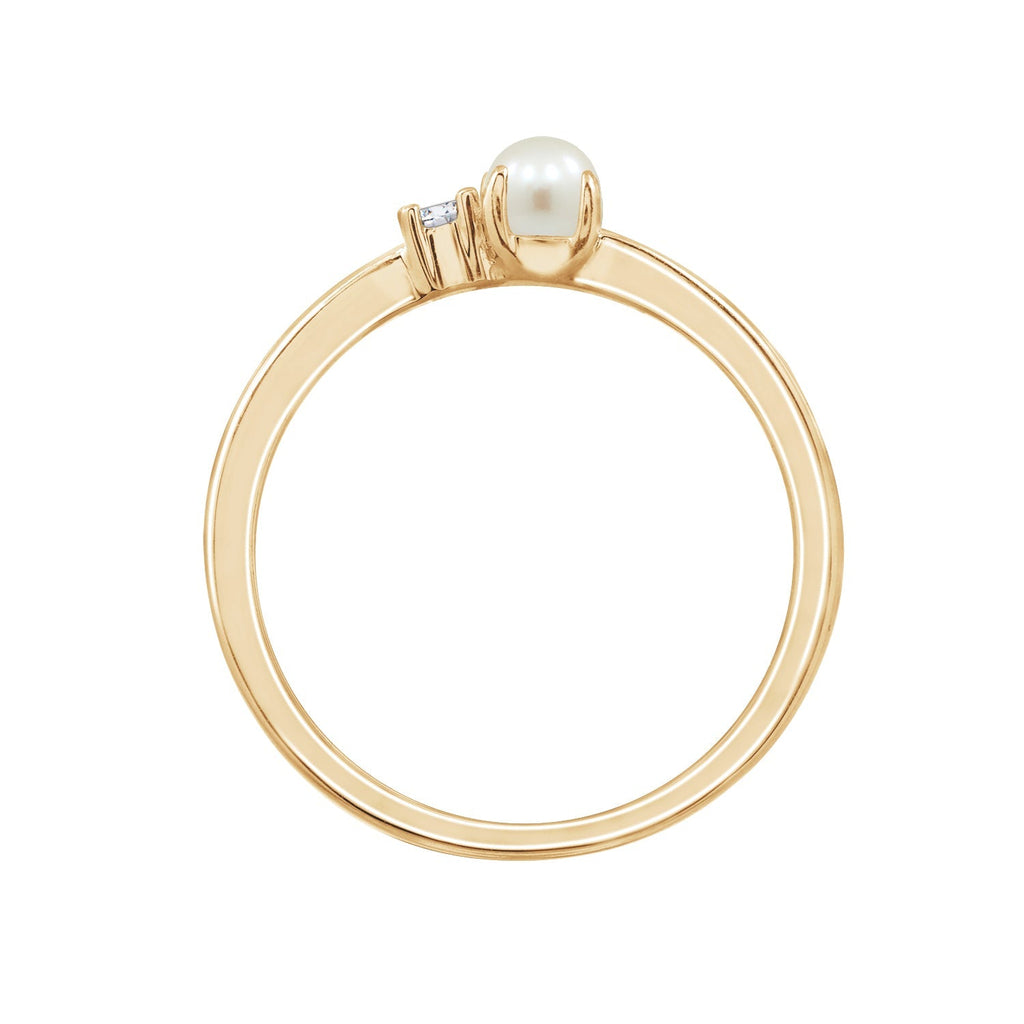 Pearly Duet Ring