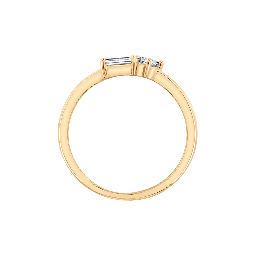 Alternative Toi et Moi Ring