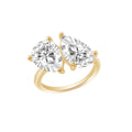 Pear Cut Toi et Moi Ring JER28156