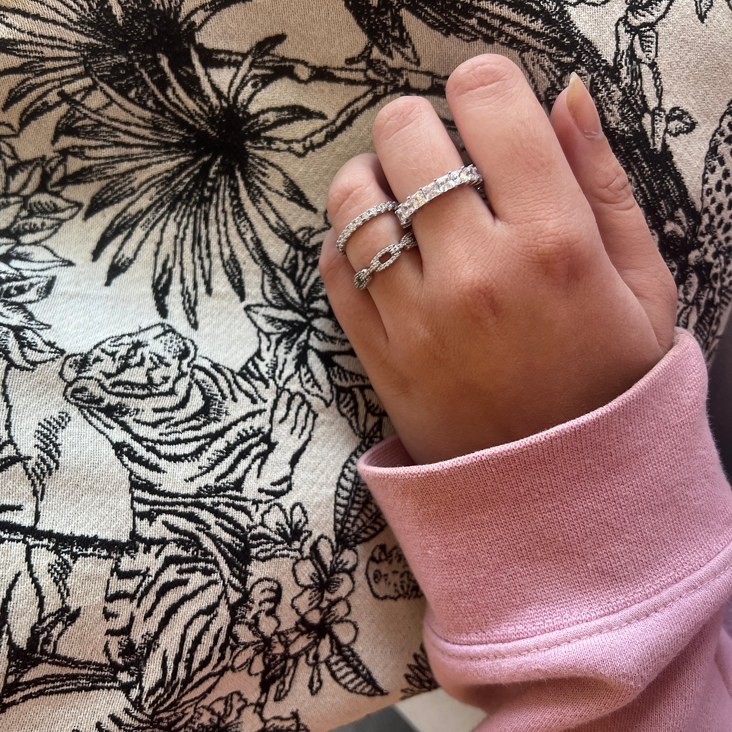 Princess Cut Eternity Ring JER00644