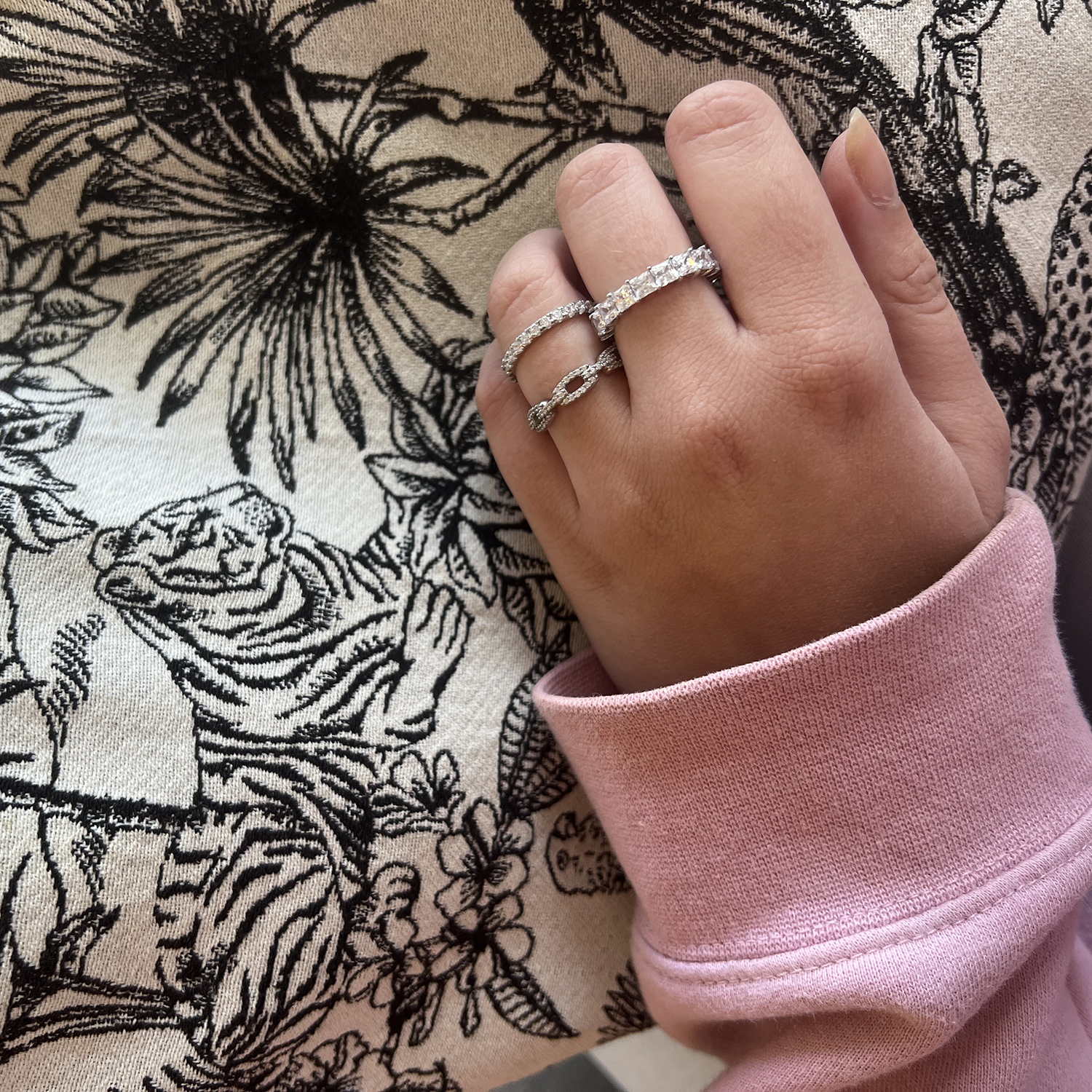 Princess Cut Eternity Ring JER00644