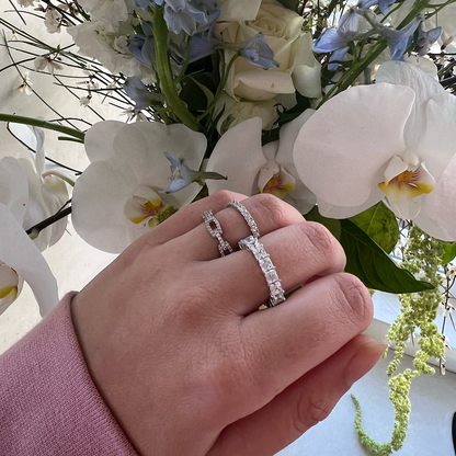 Princess Cut Eternity Ring JER00644