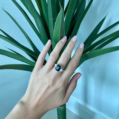 Timeless Emerald Cut Engagement Ring JER21719