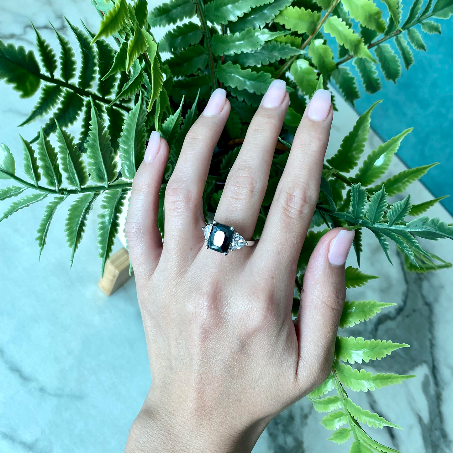 Timeless Emerald Cut Engagement Ring JER21719