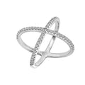 Wide Criss Cross X Ring JER03060